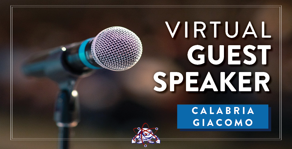 Utica Academy of Science high school invites author Calabria Giacomo to be a virtual guest speaker as part of its Career Exploration series on Tuesday, March 23rd at 11:00 AM over Zoom.