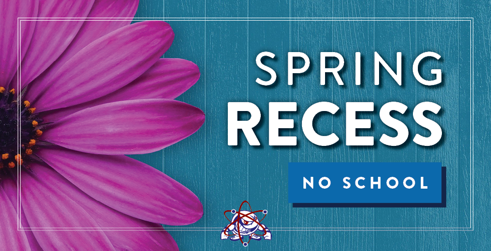 Utica Academy of Science will be on Spring Recess and there will be no school starting Friday, April 2nd through Friday, April 9th. Classes will resume on Monday, April 12th.