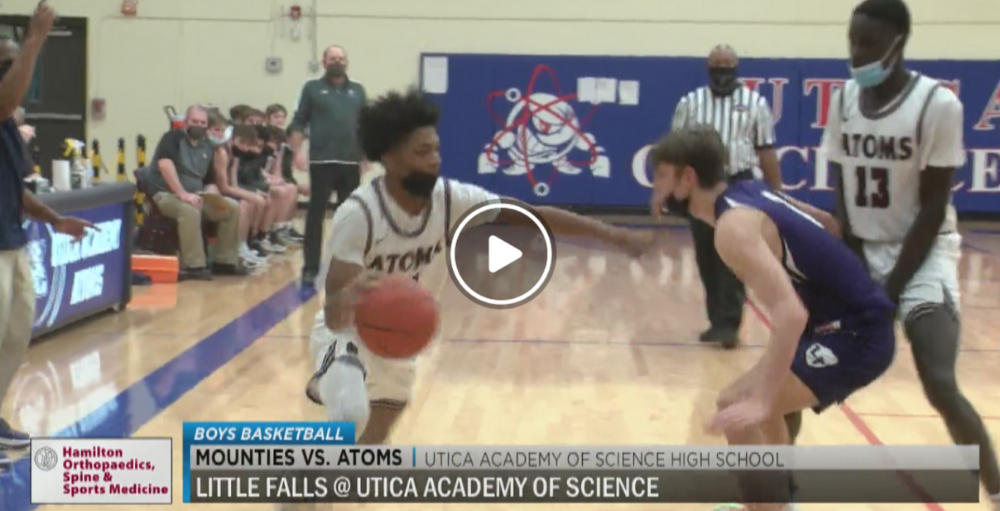 Utica Academy of Science boys basketball team makes headlines against Little Falls, as they remain undefeated in Center State Conference Play.