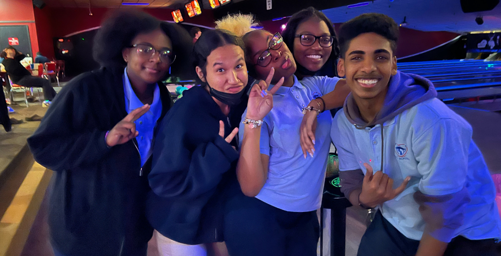 Utica Academy of Science junior-senior high school’s 11th-grade students went on a bowling field trip prior to spring recess.
