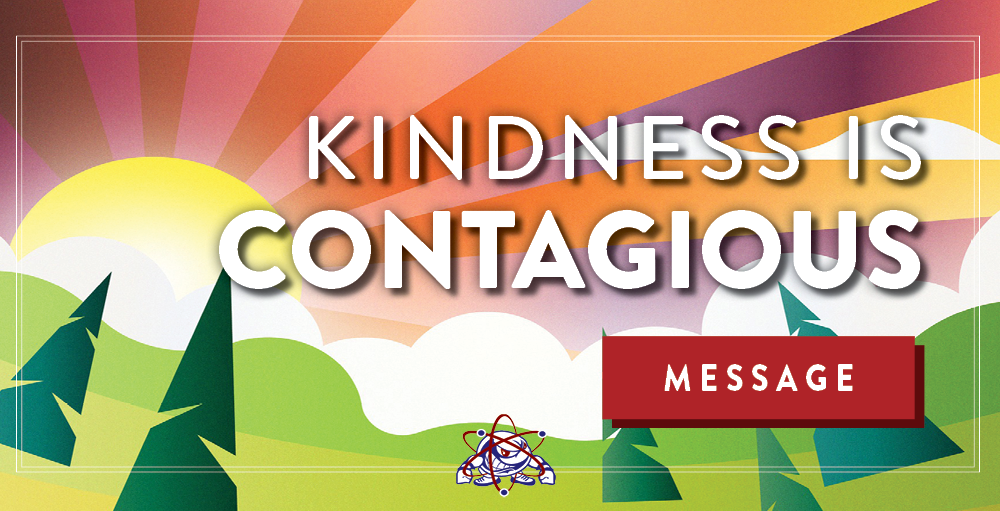 Utica Academy of Science high school teachers, faculty and staff share an inspiring message titled, Kindness is Contagious, in efforts to inspire students to continue to perform simple acts of kindness daily.