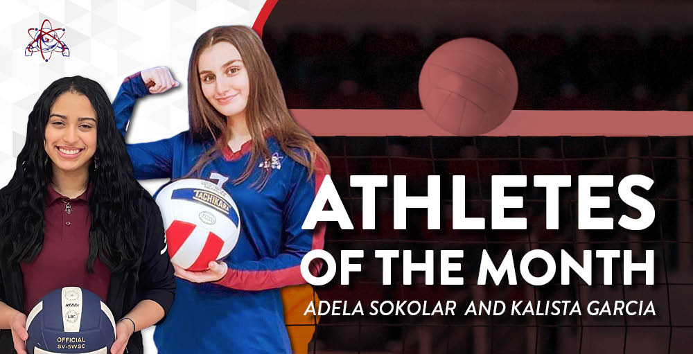 Utica Academy of Science junior-senior high school announces its student-Athletes of the Month. Congratulations to volleyball players Adela S and Kalista G.