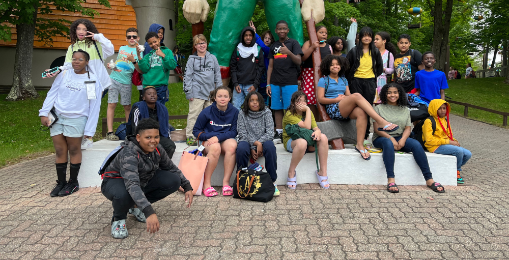 Utica Academy of Science elementary school’s 6th-grade students celebrated the last week of school by visiting New York’s Largest Water Theme Park, Water Safari.