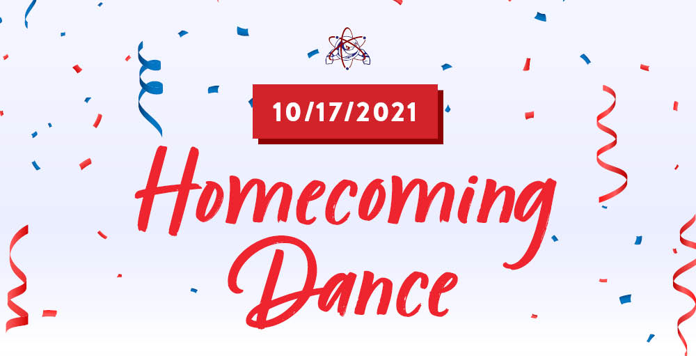 Utica Academy of Science Charter School invites its Junior Senior High School students to attend the Homecoming Dance on 10/17 from 6:00 PM - 9:00 PM. Masks are strongly recommended.