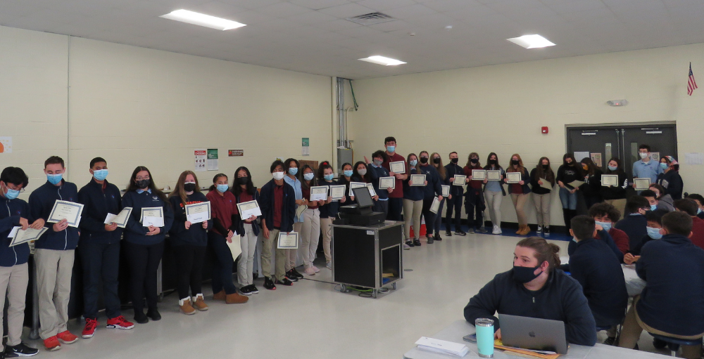 Utica Academy of Science junior senior high school recognized its students with a special breakfast, with achievements in honor roll, dean’s list, Science Olympiad, and most improved citizen of the quarter.
