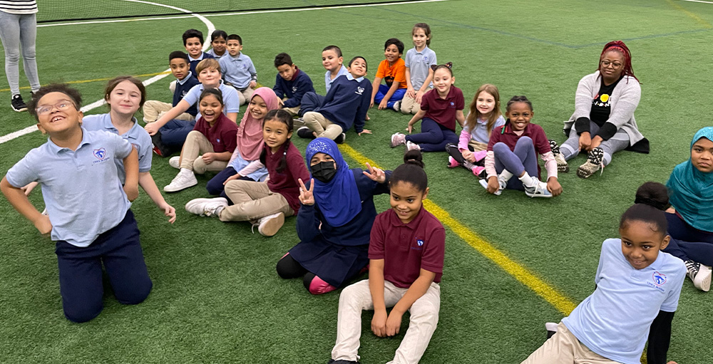 Utica Academy of Science 2nd Graders get Athletic at Accelerate Sports