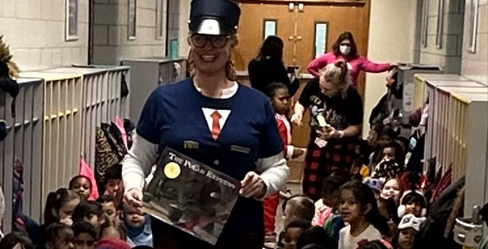 Utica Academy of Science Kindergarten and First Graders Act Out the Polar Express