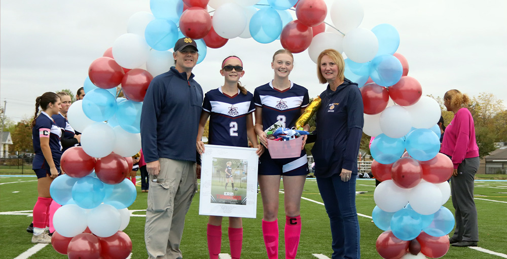 UAS Girls Varsity Soccer Celebrates Seniors