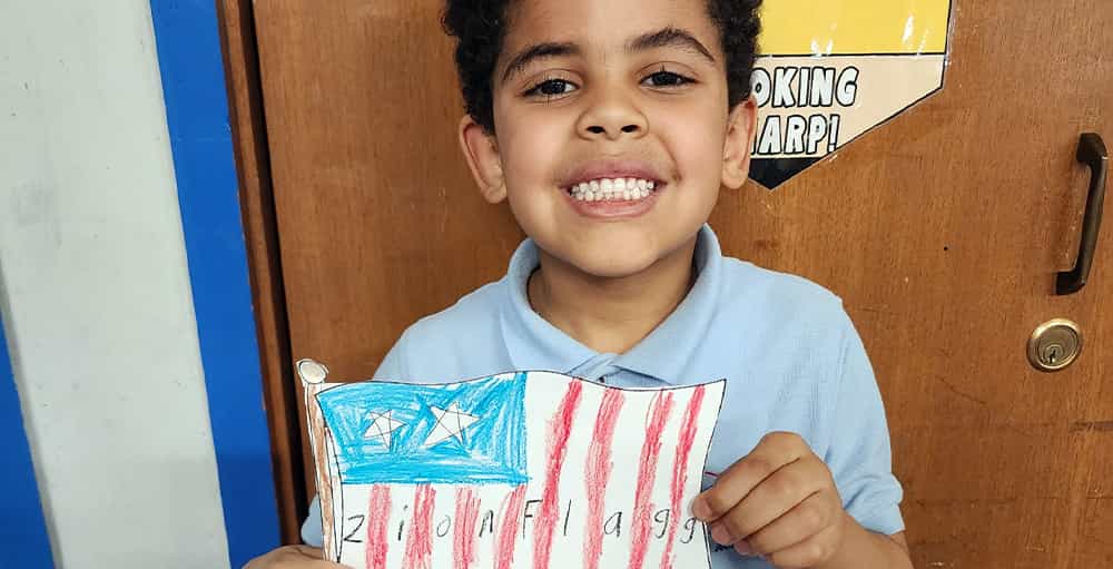 UAS 1st Graders Explore the Legend of Betsy Ross